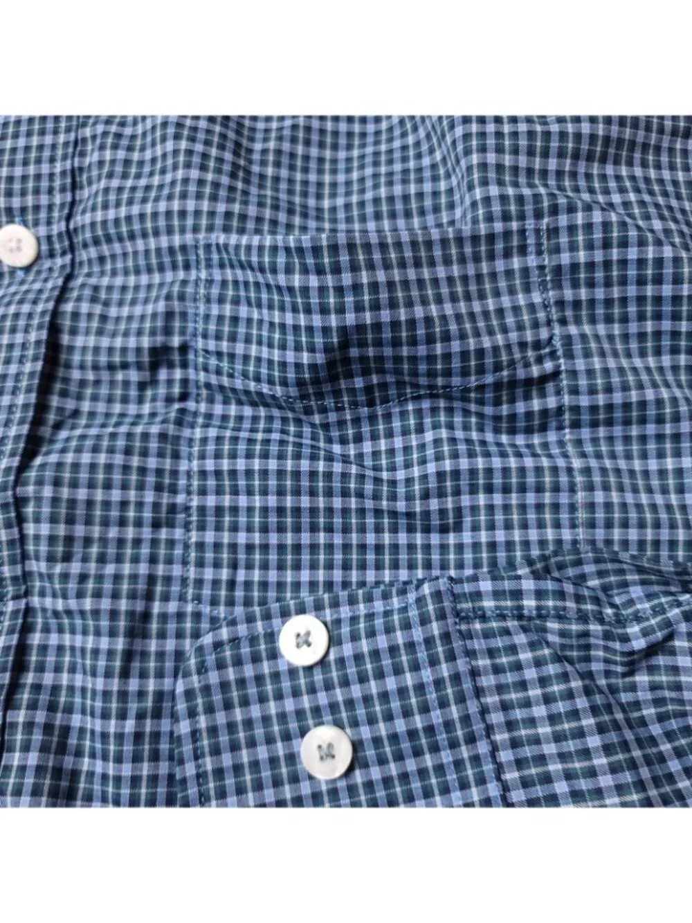 UNTUCKit Delune Shirt Mens L Large Relaxed Blue Button Long Sleeve